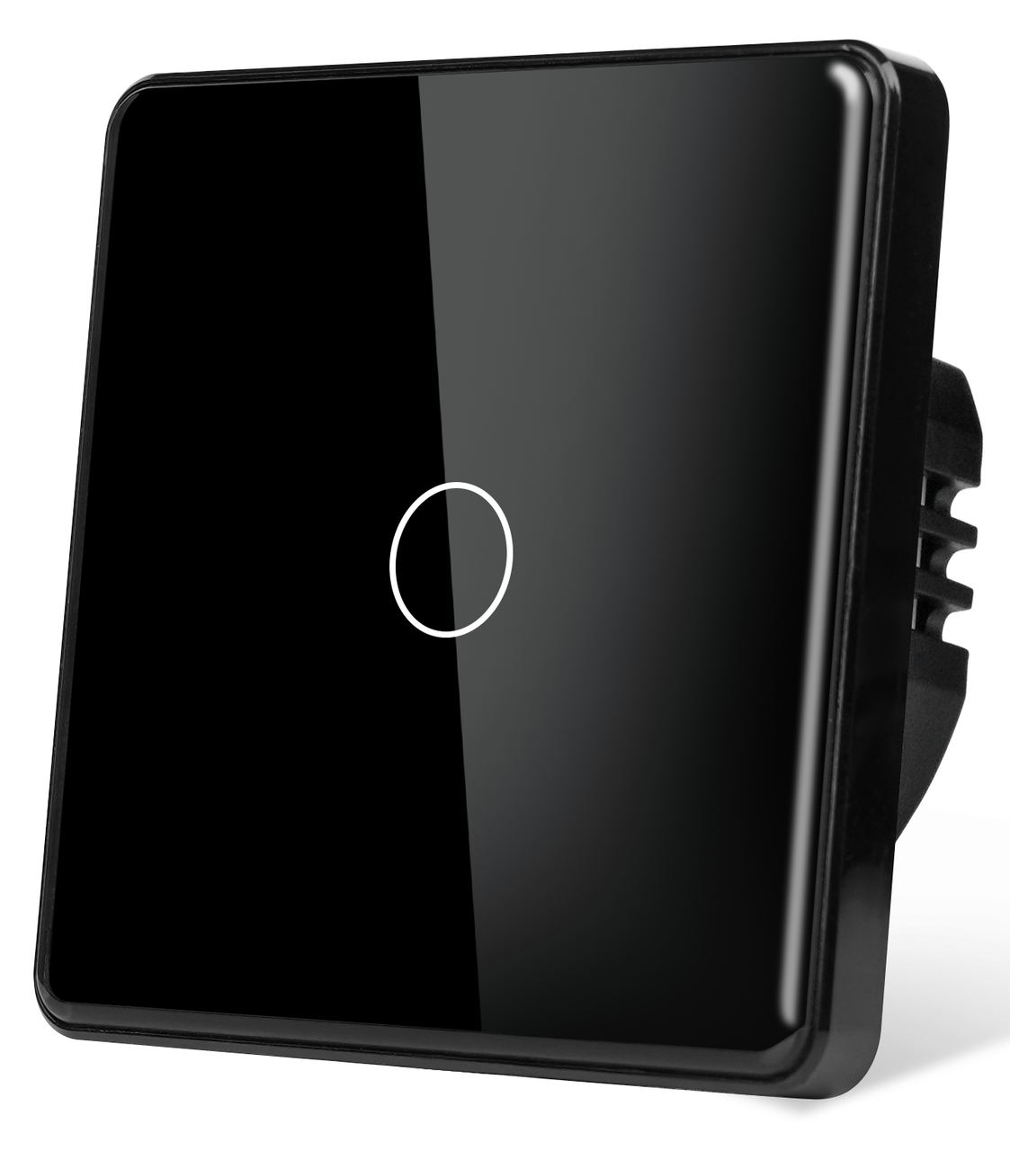 Розумний вимикач з WiFi + BLE 1DAL | Сенсорний , Чорний, З нулем (G86D-SW1G.WF.BL)