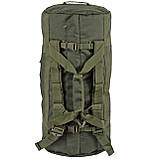 Тактичний баул-сумка 65 л Cordura 1000 D Олива MELGO, фото 2