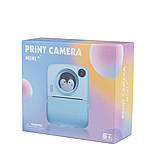 Фотоапарат дитячий акумуляторний Yimi X17 Print Camera Mini Full HD Рожевий, фото 7