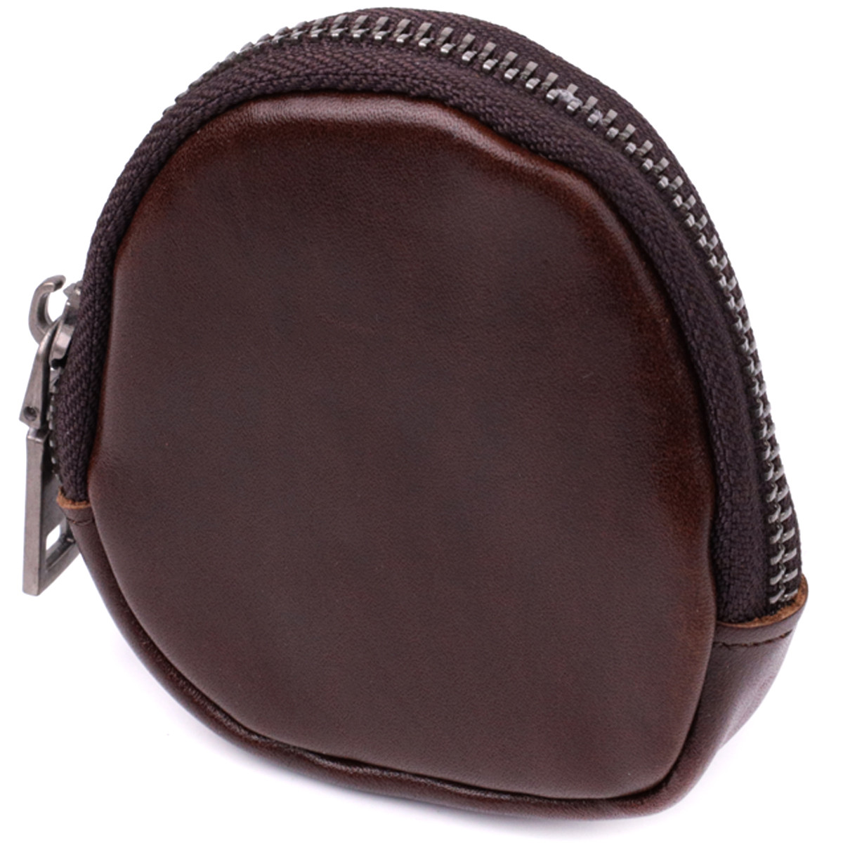 Невеликий гаманець для монет із натуральної шкіри Vintage sale_15101 Коричневий, фото 1
