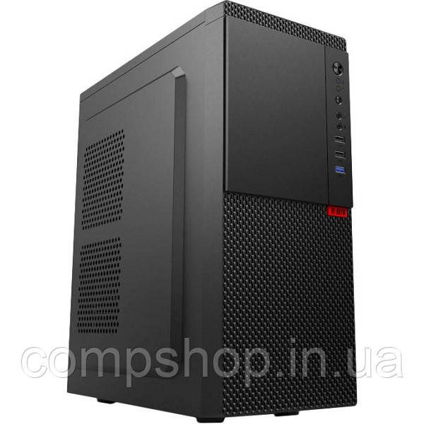Корпус Midi-Tower без БЖ  2E Alfa E130  (ATX, 2xUSB3.0, 1xUSB2.0, 1х80мм, чорний) (код 134862), фото 1