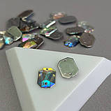 20 шт - Стрази акрилові пришивні 10х14 мм, хамелеон, фото 2