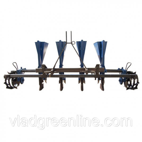 Часникова саджалка для трактора "Преміум" 4-рядна (ложки збільшені Ø34)
