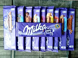 Шоколад «Milka» в асортименті, 300 грамів