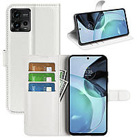 Чохол-книжка Litchie Wallet для Motorola G72 White