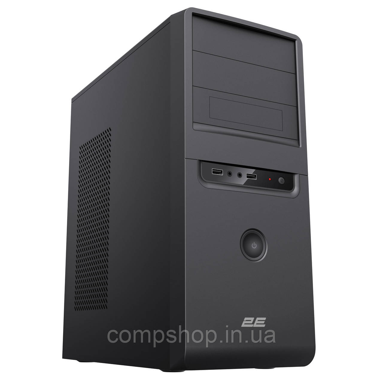 Корпус Midi-Tower з БЖ 400Вт  2E TeamX TMX01  (ATX, 2xUSB2.0, VGA 310мм, чорний) (код 145435), фото 1