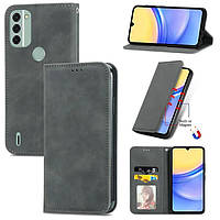 Чохол-книжка Skin Feel Leather Wallet для Nokia C31 Grey
