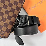 Жіночий шкіряний ремінь Lv, лв black (3 cм) (7111), фото 3