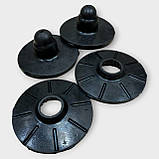 Прокладки задньої пружини 2верх+2низ Део Ланос,Нексія, Сенс вир-во Україна, фото 2