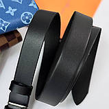 Жіночий шкіряний ремінь Lv, лв grey (3 cм) (7111), фото 2