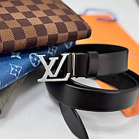 Жіночий шкіряний ремінь Lv, лв grey (3 cм) (7111)