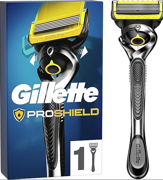 Станок для гоління чоловічий (Бритва) Gillette Fusion5 Proshield з 1 змінними картриджами, фото 1