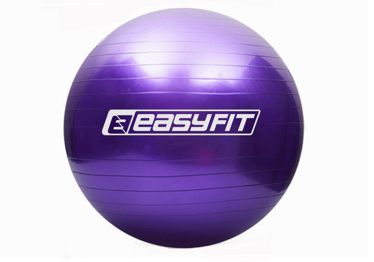 М'яч для фітнесу EasyFit 85 см фіолетовий