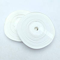 Атласна стрічка молоко 0.6 см 33 м