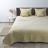 Покривало велюрове ТЕП "VELOUR" Розмір 240x260 Колір - Молочний, фото 3