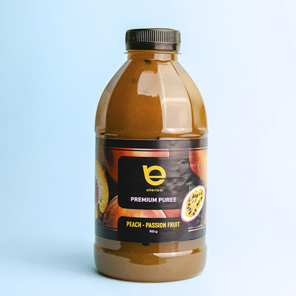 Пюре фруктове Ellenbar " Персик-Маракуйя " 900г