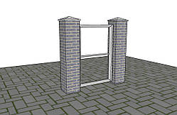 Хвіртка у двір готовий каркас