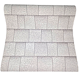 Шпалери вінілові 10,05 × 0,53 м Слов’янські шпалери 9445-06, білі, геометрія, для кухні, коридору, вітальні, фото 5