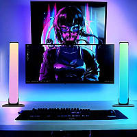 Две настольные RGB лампы Ambiance Light Bar Bluetooth фоновое освещение с пультом, фото 8