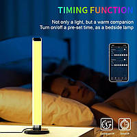 Две настольные RGB лампы Ambiance Light Bar Bluetooth фоновое освещение с пультом, фото 10