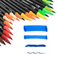 Набор двухсторонних маркеров Dual Brush Pens 80 шт., фото 4