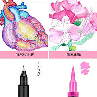 Набор двухсторонних маркеров Dual Brush Pens 80 шт., фото 10