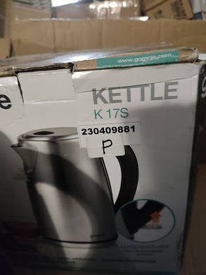 Електричний чайник Gorenje K 17S No 230409881, фото 4
