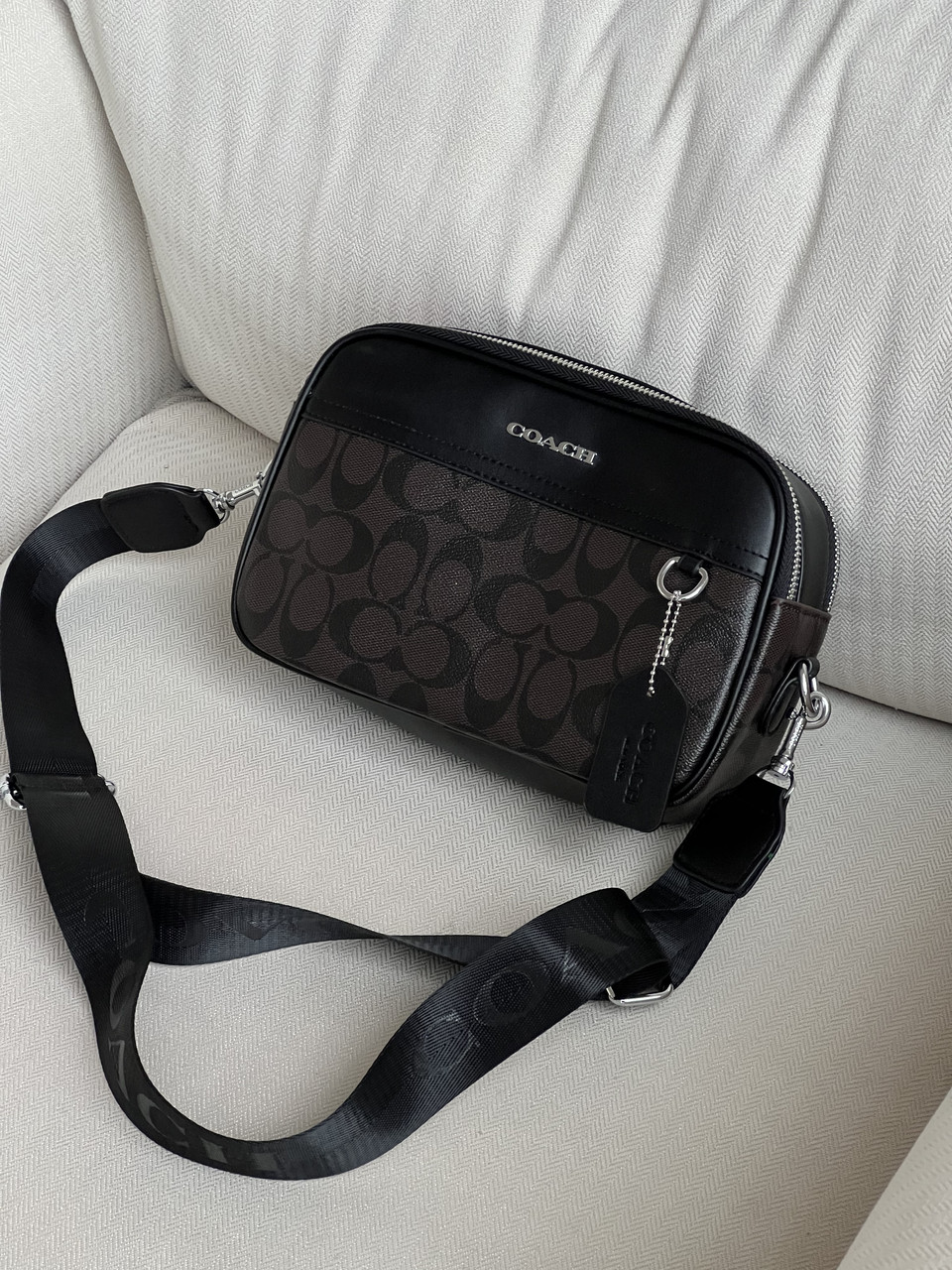 Сумка жіноча Coach Graham крос-боді Коуч коричневий, фото 1