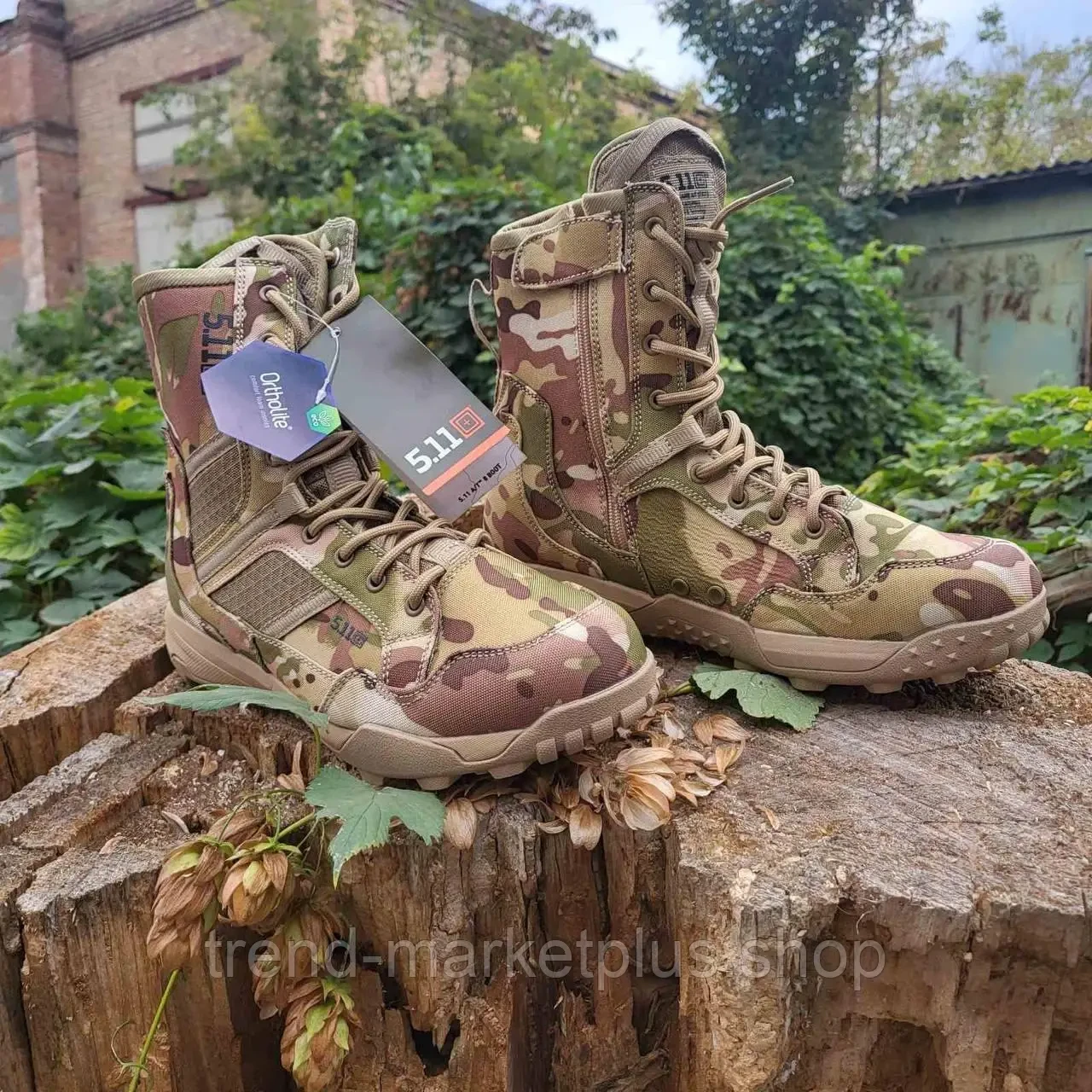 Демісезонні тактичні берці 5.11 мультикам, чоловічі черевики 5.11 tactical, військові берці мультикам