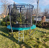 Батут дитячий з сіткою, Батут 312см, Дитячий батут на пружинах, Батут для спорту, Батут круглий для дітей, фото 9