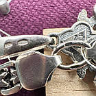 Чоловічий комплект православний хрест 10 г з ланцюжком подвійний якір 925 проба, фото 5