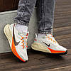 Чоловічі Кросівки Nike Air Zoom Pegasus 41 White Orange / Найк Аїр Зум Пегасус 41 Білі з Бежевим та Помаранчевим, фото 6