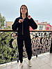 Жіночий весняний зручний прогулянковий вельветовий костюм: куртка на блискавці та штани джогери, фото 6