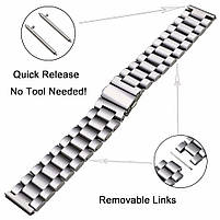 Ремінець для годинника Redmi Watch 4 Active/Lite, Redmi Watch 5 Active/Lite Bead design Silver, фото 5