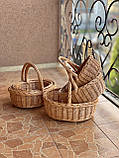 Набір корзин з натуральної лози. Арт:1043, фото 5