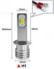H1 2шт. светодиодные лампы для фар LED  12V 6000K