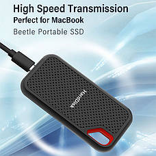 SSD диск HardDisk Extreme Portable 2TB USB 3.0 Type-C високошвидкісний зовнішній накопичувач для зберігання файлів, фото 4