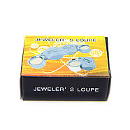 Кишенькова складна лупа 30-кратного збільшення, Лупа Triplet 30X-21 мм з футляром для роботи з дрібними деталями, фото 6