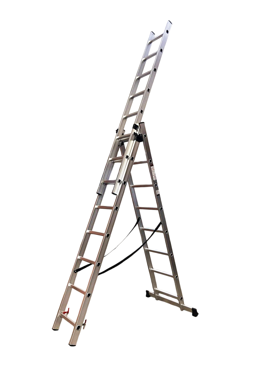 GTM Драбина 3-секц. розкл. 3*8сх. 2,18-4,88м, фото 1