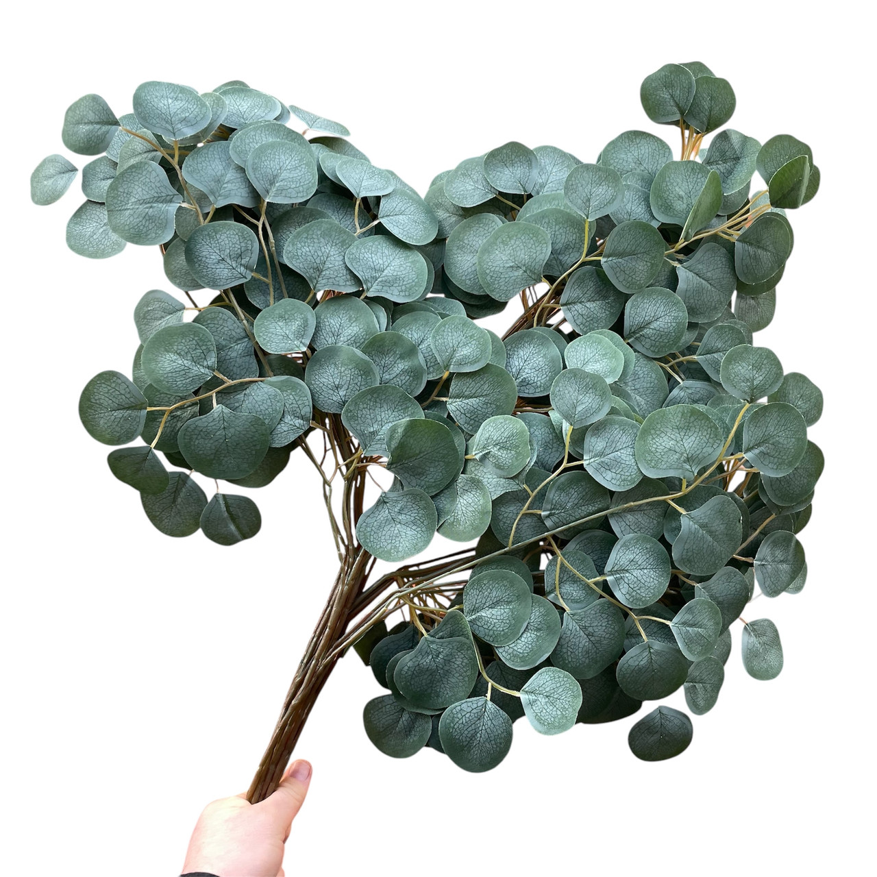 Штучна гілка евкаліптового дерева 60 см (12 шт. в уп.), фото 1