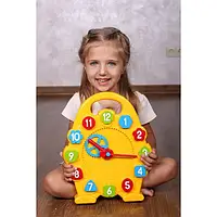 Годинник зі стрілками іграшка Технок 3046 зі знімними цифрами  навчитися визначати час