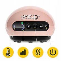 Масажна вакуумна банка 4FIZJO акумуляторна з ІЧ-прогріванням 4FJ0518 Pink Poland, фото 4