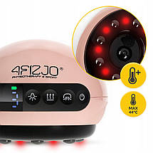 Масажна вакуумна банка 4FIZJO акумуляторна з ІЧ-прогріванням 4FJ0518 Pink Poland, фото 2