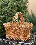 Корзина прямокутна з лози Арт:0-147, фото 2