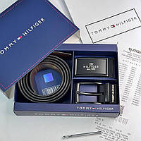 Ремінь і дві пряжки в подарунковому упакуванні TH (065)