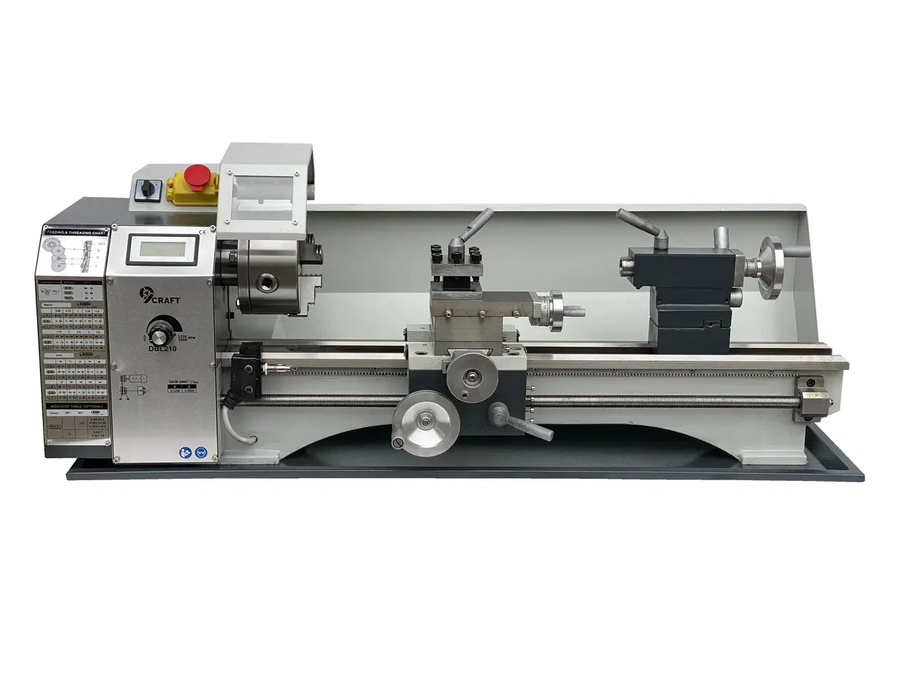 Токарний верстат для металу 9craft DBL210 1100 W 210х600