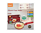 Електрична млинець RAF R5209, діаметр 22 см, 650 Вт, фото 2