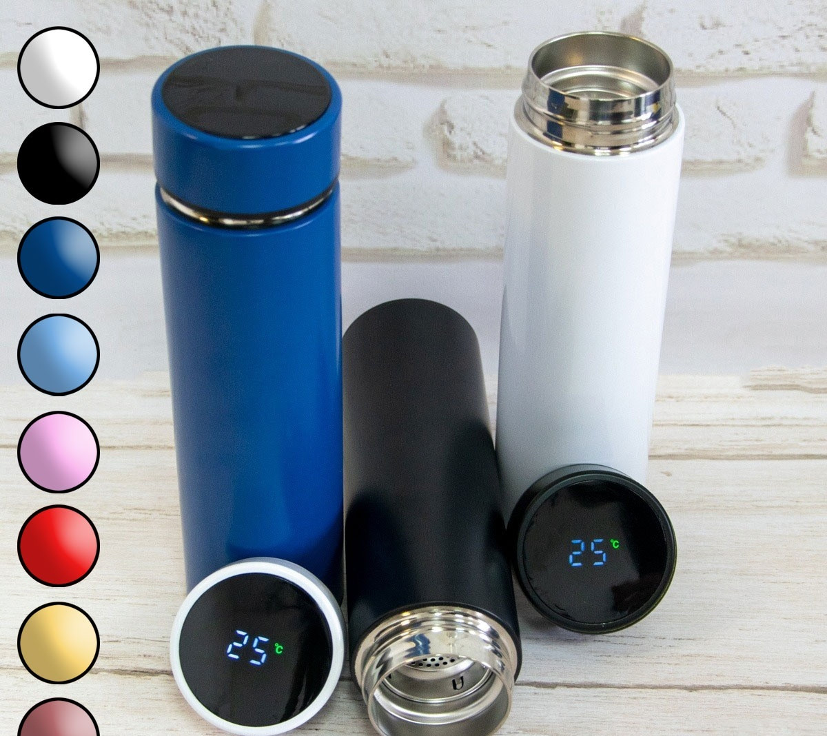 Термос з індикатором температури 0.42 л BLF-8022, фото 1