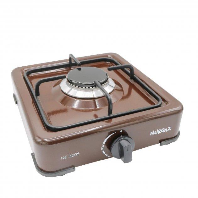 Газова плита NURGAZ настільна 1 конфорки (NG-3005), фото 1