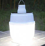 Кемпінгова акумуляторна лампа з гачком і АКБ Low Voltage Bulb заряд від USB, фото 5